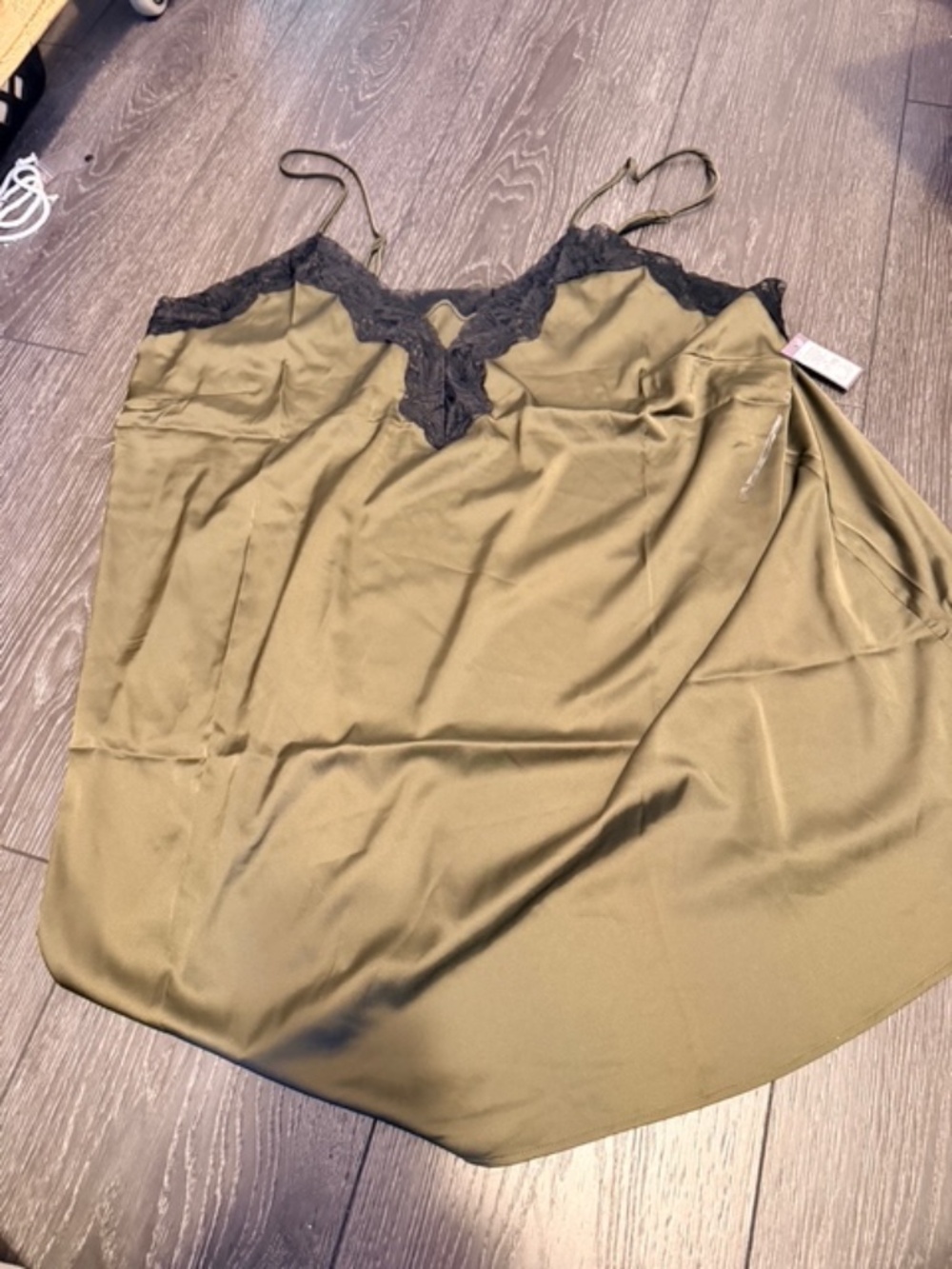 Auden olive silky nightie